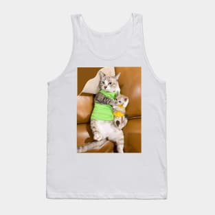 daddy cute cats Tank Top